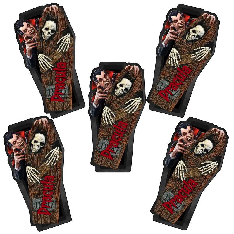 Mgs139-magnet frigider-dracula in sicriu